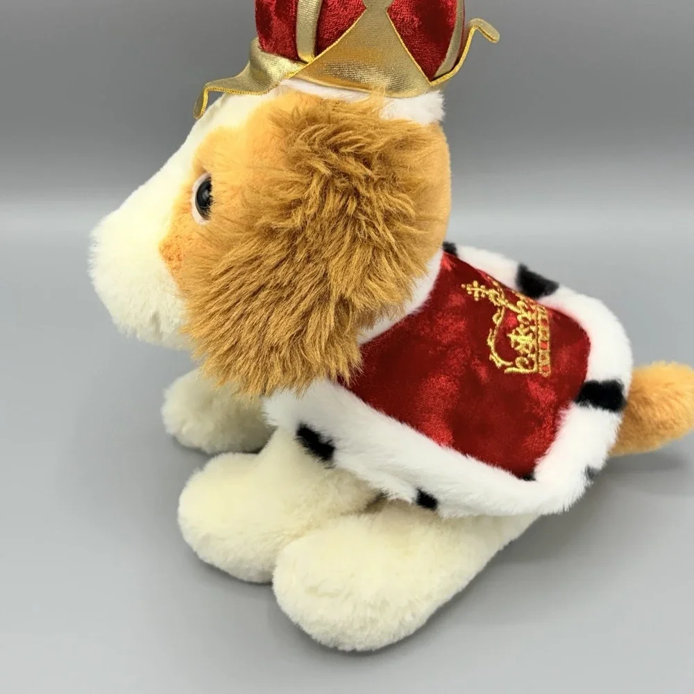 Keel Toys King Charles Spaniel Dog Plush Stuffed Toy Cape & Crown 9.5